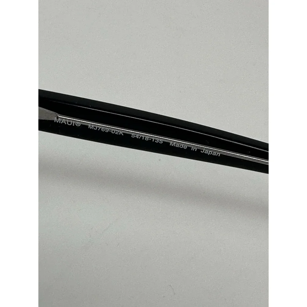 Maui Jim CANNA Sunglasses Frames MJ769-02K 54-18-135 Black Full Rim NEW